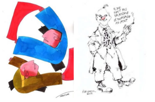 dessinateurs canards enchaines galerie rouan