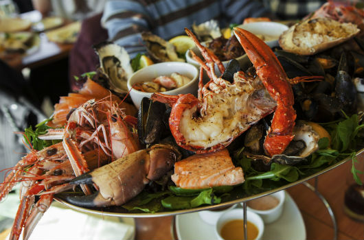 plateau de fruit de mer poissonerie paon