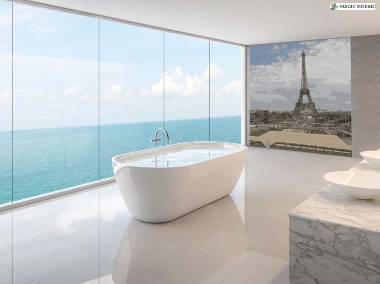 Mozaïque salle de bain