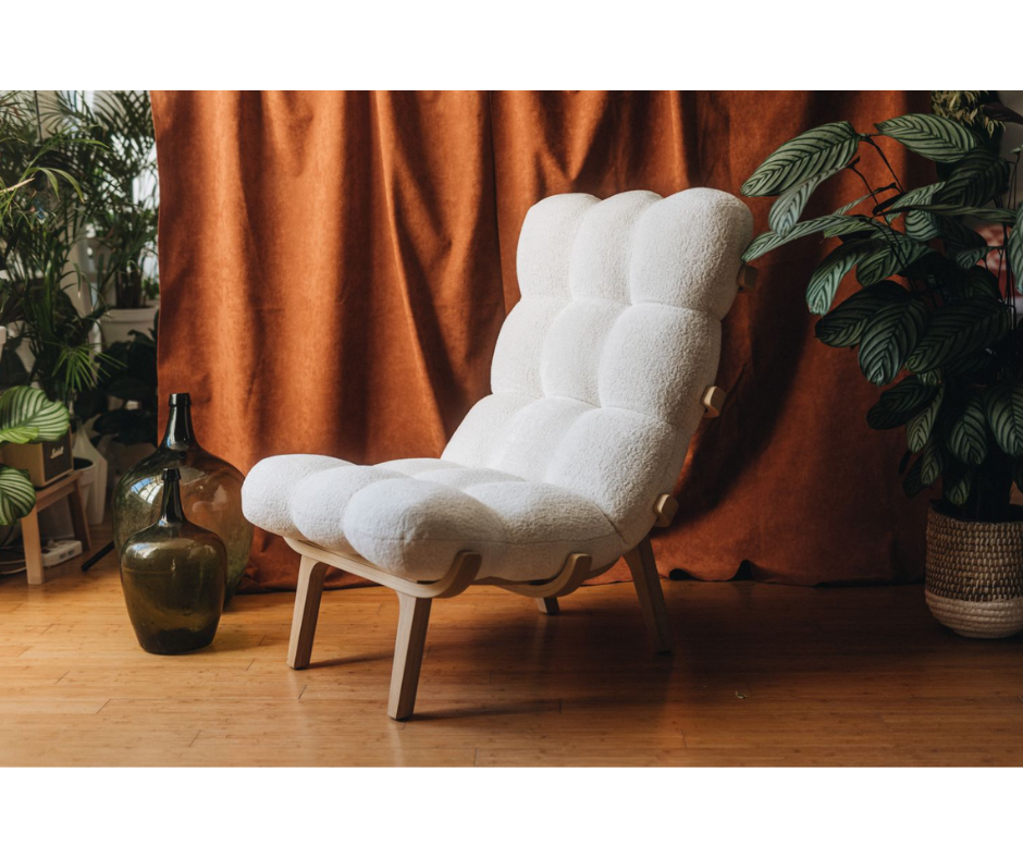 Un fauteuil fait-main créé par un designer