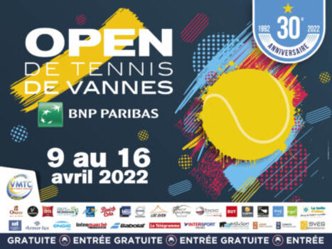 Affiche 30ème Open de Tennis de Vannes