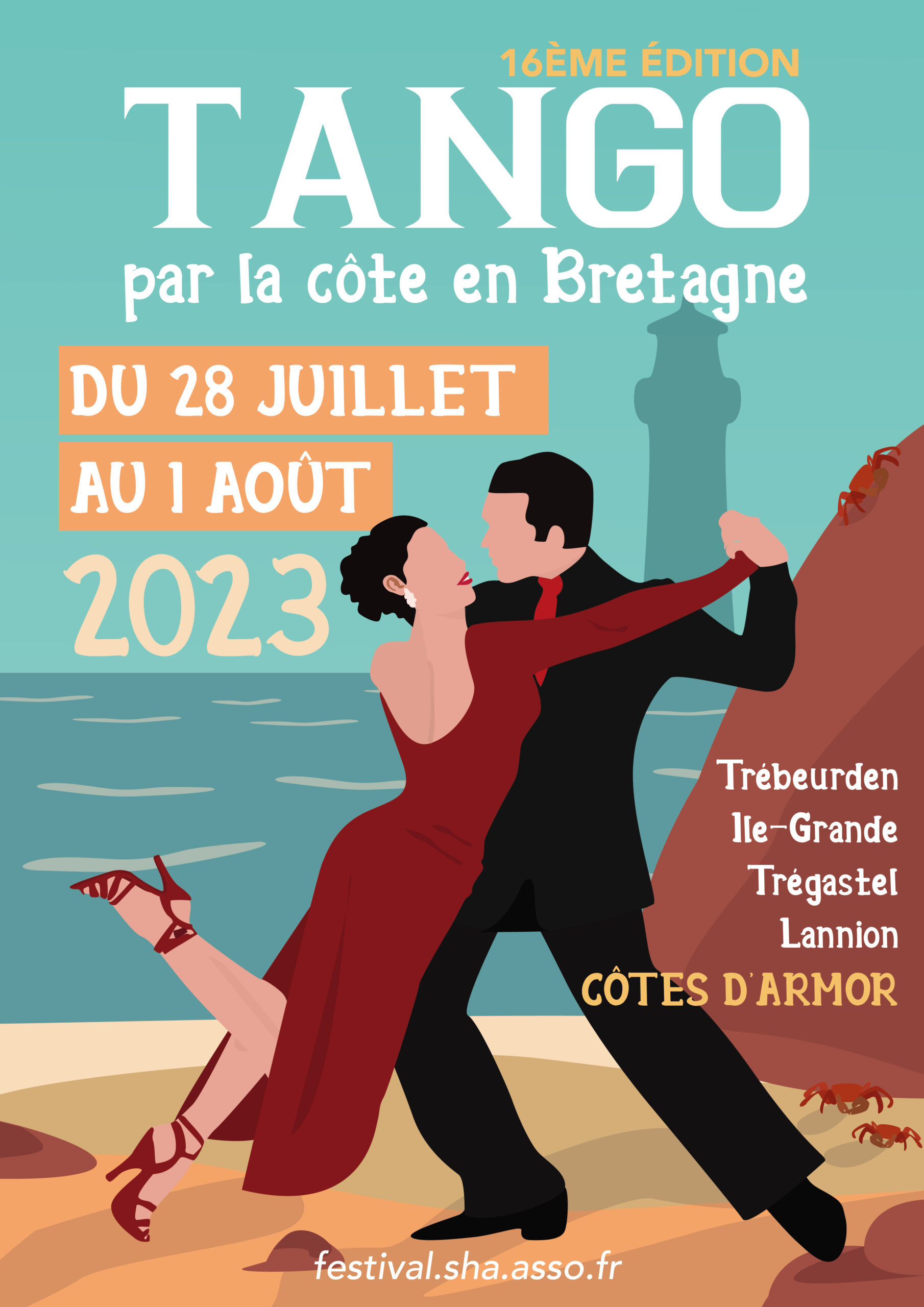 Affiche du festival Tango dans les Côtes-d'Armor