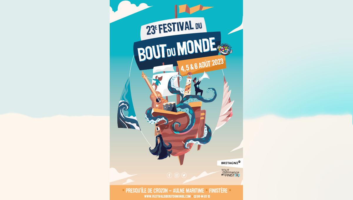 Affiche du festival Du Bout Du Monde à Crozon