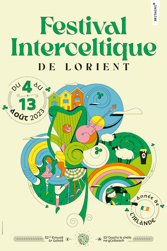 Affiche du festival Interceltique à Lorient