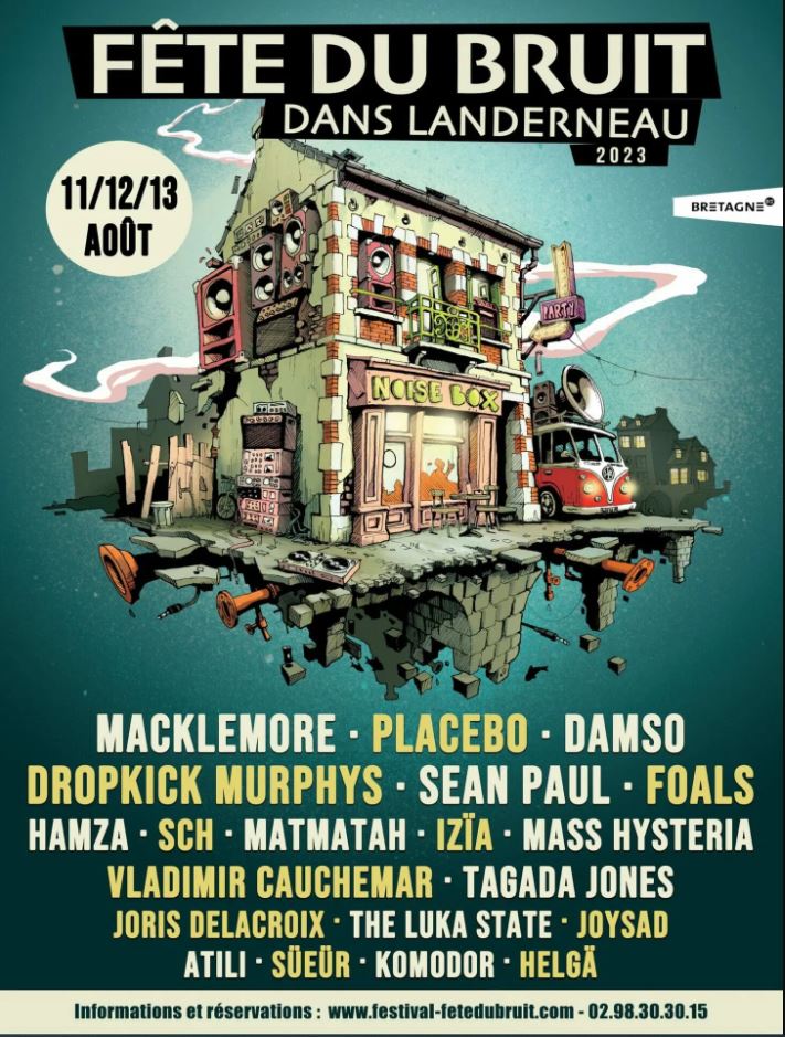 Affiche de Fête du Bruit à Landerneau