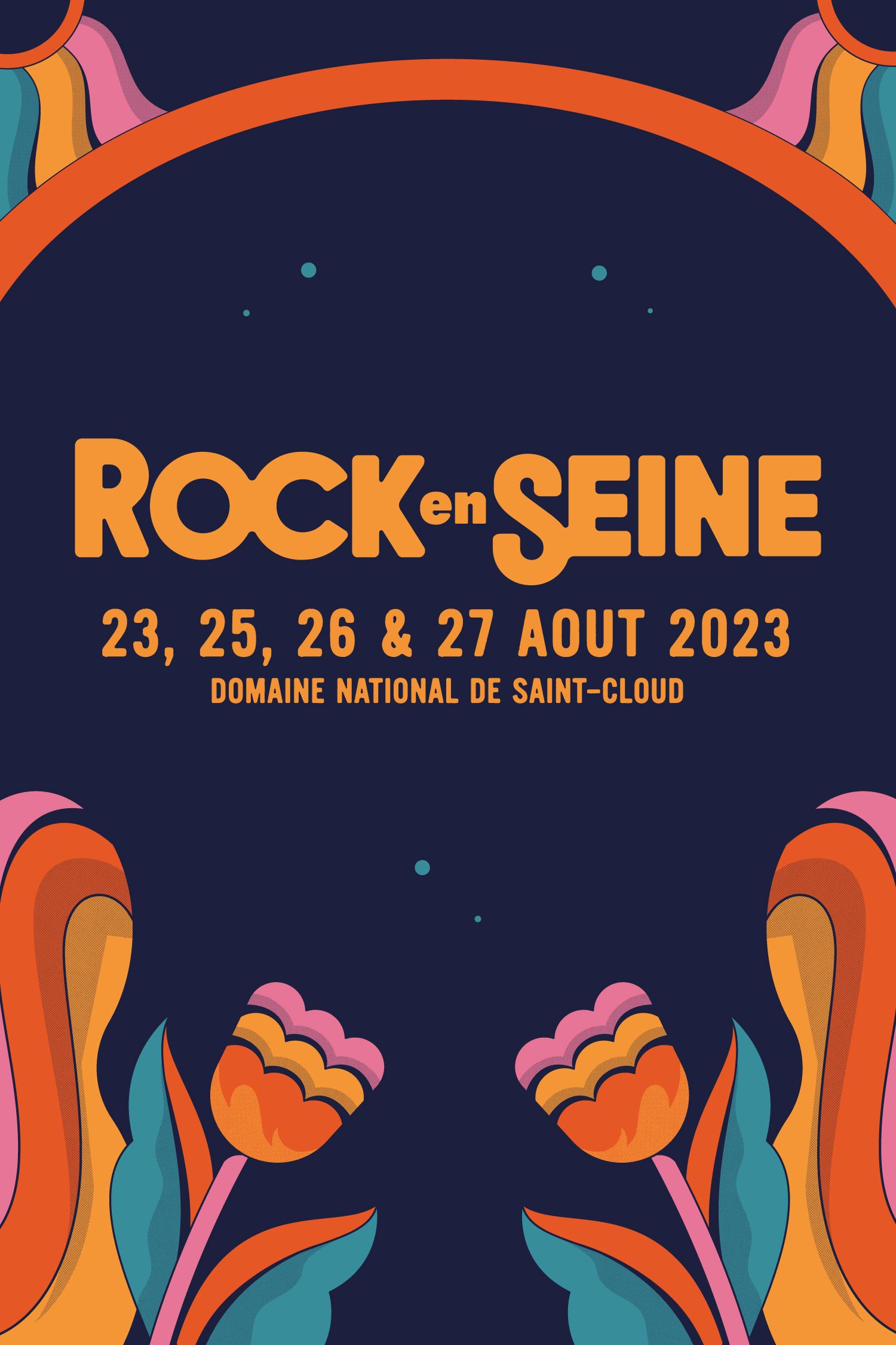 Affiche du festival Rock en Seine à Saint-Cloud