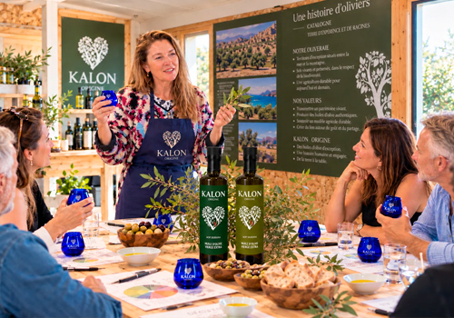 Atelier dégustation huile d'olive Kalon Origine
