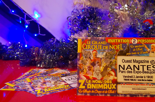 Gagnants concours Cirque de Noël à Nantes