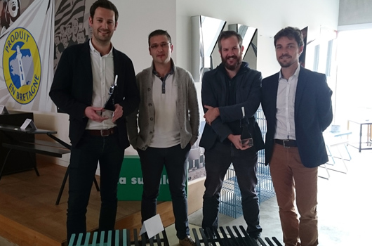 L'équipe de La Subtile à la remise des prix