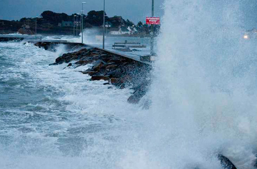 La première tempête de 2016 en Bretagne  