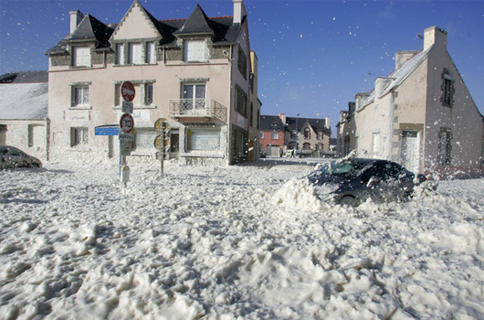 La première tempête de 2016 en Bretagne  