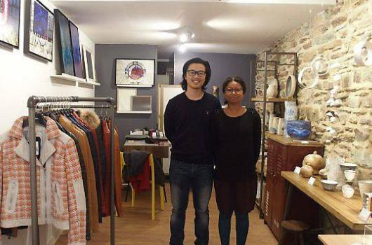 L’art dans l’atelier boutique Bianina
