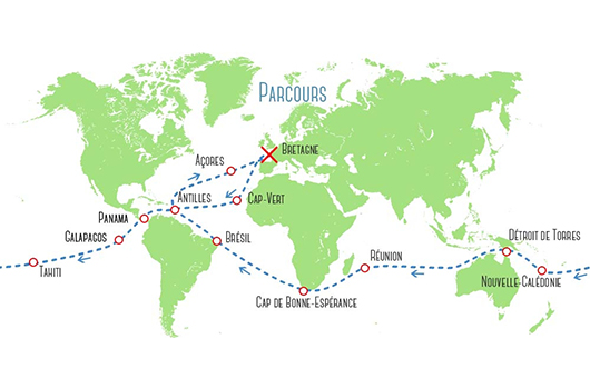 Ecosailing Project, le premier tour du monde en voilier à propulsion électrique