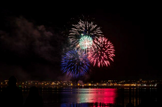 Concarneau et ses filets bleus