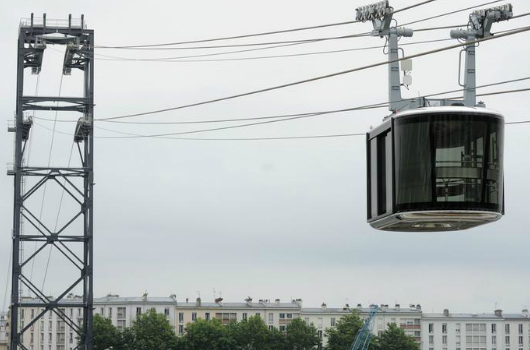 Le téléphérique brestois, 1re Française