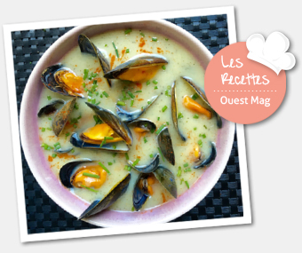 Velouté de panais, topinambours & moules de bouchot de la Baie du Mont-Saint-Michel