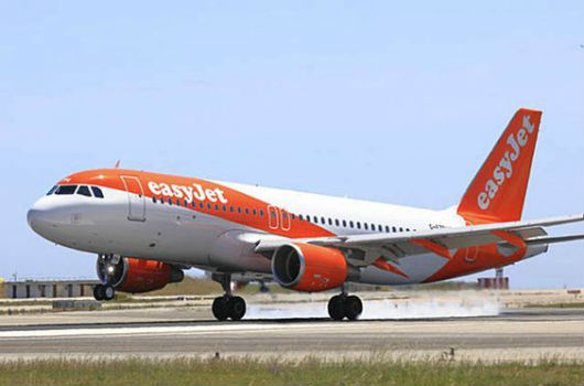 avion easyjet au départ