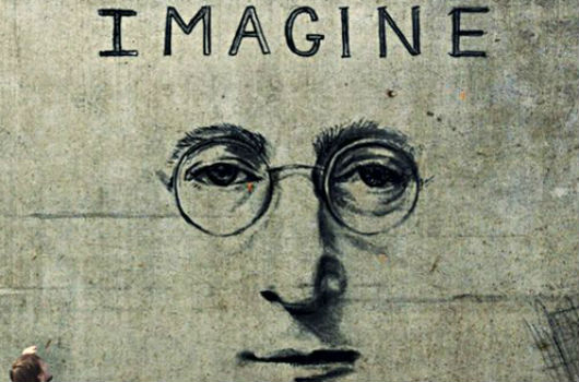 street art imagine john lennon