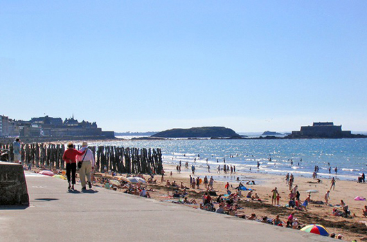 Bord de plage Saint-Malo