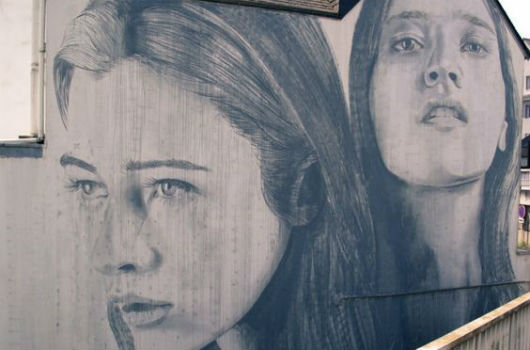 street art vannes visages jeunes femmes