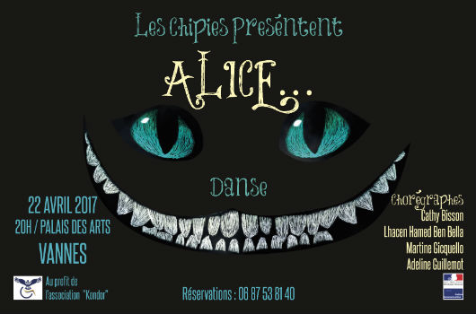 spectacle de danse alice présenté par l'association Kondor